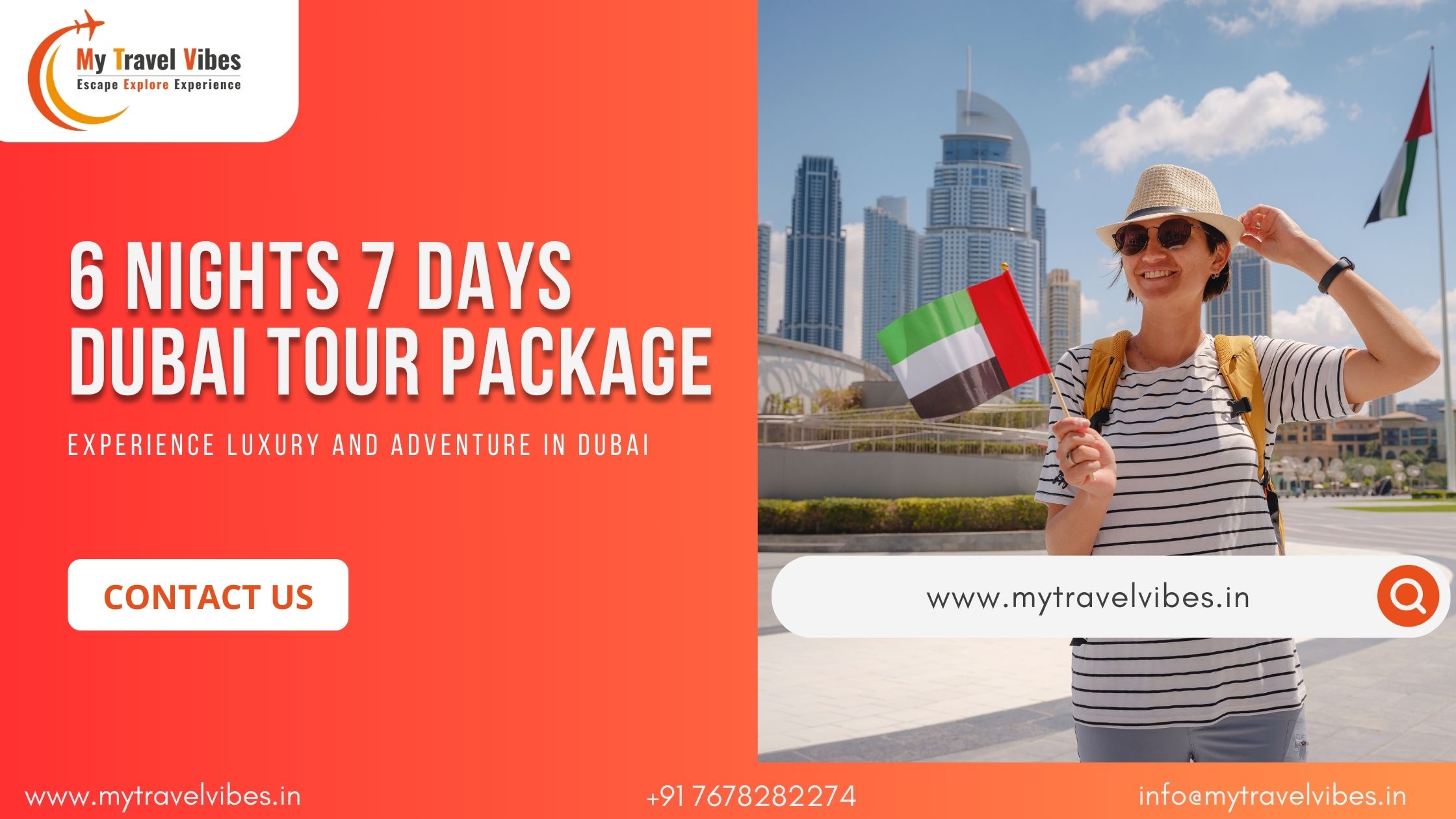 6 Nights 7 Days Dubai Tour Package: Experience Luxury and Adventure in Dubai